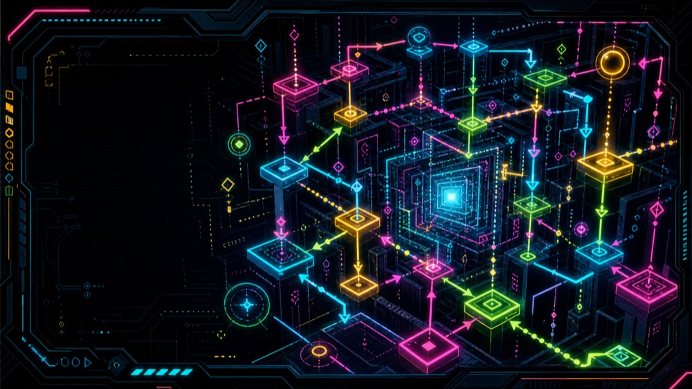 Recursive Reward Labyrinth key art