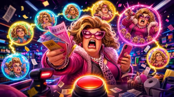 Complaint Chain generated arcade poster art