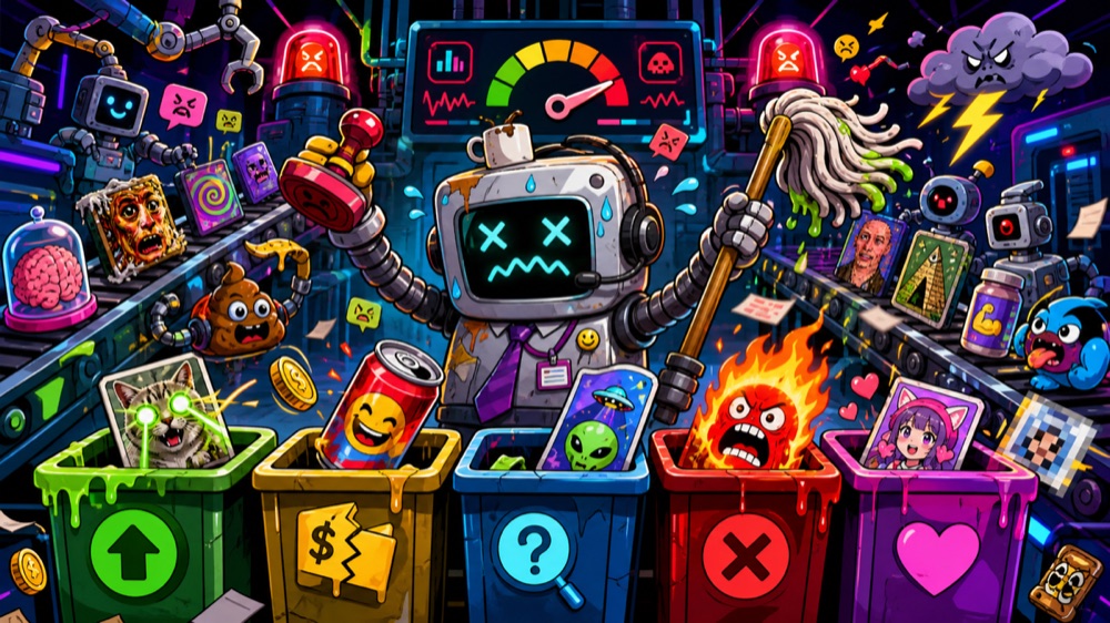 AI Slop Factory poster art